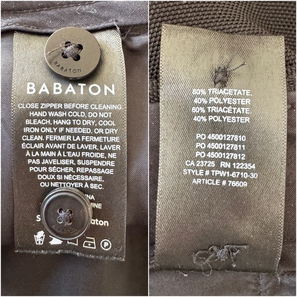 BABATON • Janson Club Cuffed Pant in Black - Picture 10 of 11